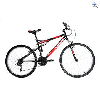 Compass 55 Degree North Steel Full Suspension Mountain Bike - Size: 23 - Colour: Black / Red Compass 55 Degree North Steel Full Suspension Mountain Bike - Size: 23 - Colour: Black / Red